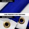 G128 Combo Pack: 6 Feet Tangle Free Spinning Flagpole (White) Greece Greek Flag 3x5 ft Printed 150D Brass Grommets (Flag Included) Aluminum Flag Pole